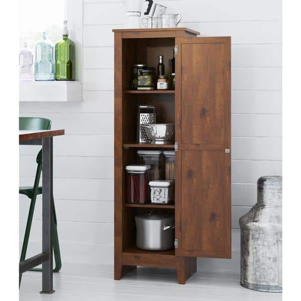 Systembuild Single Door Storage Pantry Cabinet On Sale Overstock 11020933