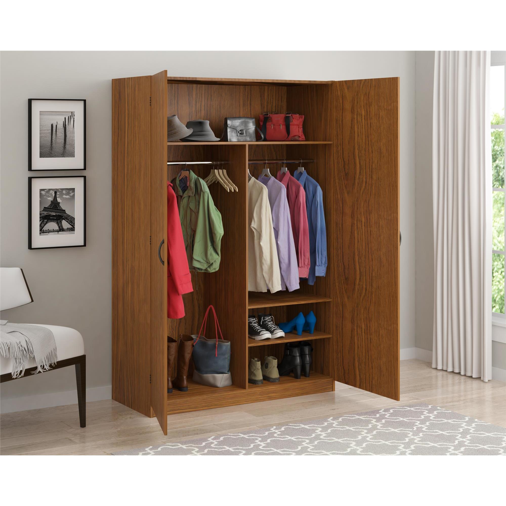 Shop Systembuild 48 Inch Wardrobe Storage Closet Free Shipping