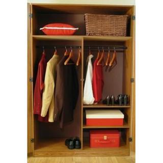 Shop Systembuild 48 Inch Wardrobe Storage Closet Free Shipping