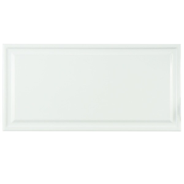 SomerTile 6x12-inch Dobladillo White Ceramic Wall Tile (Case of 22 ...