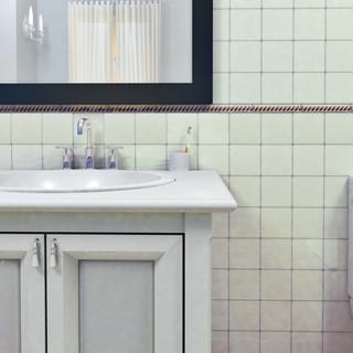 somertile 4x4-in reflections ice white glass tile (case of 90 somertile 4x4-in reflections ice white glass tile (case of 90