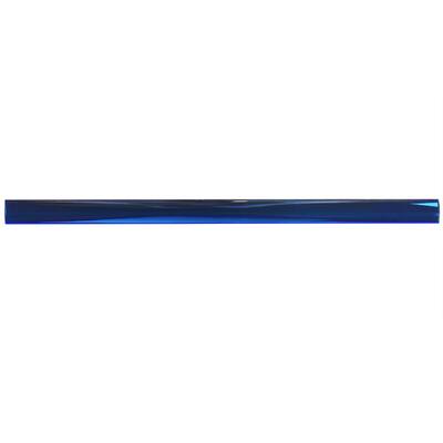 Merola Tile .625x11.75-inch Glasstella Mirror Sapphire Glass Over Porcelain Trim Wall Tile (Pack of 12