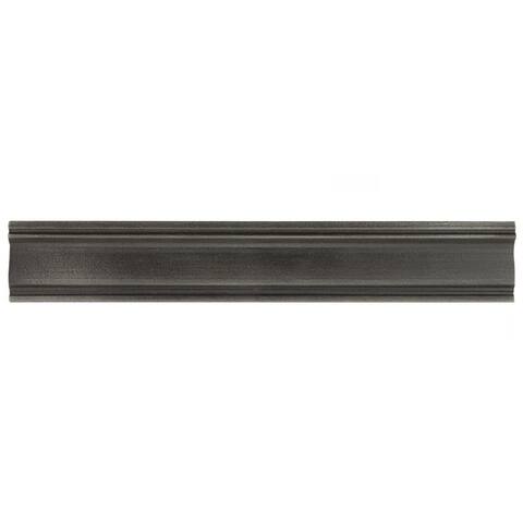 Merola Tile 2x12-inch Courant Piazza Wrought Iron Moldura Mixed Material Trim Wall Tile (5 tiles)
