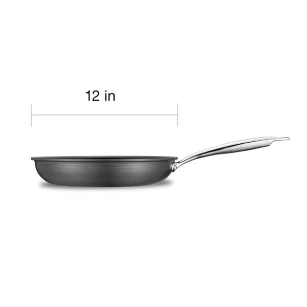 Cook N Home Professional Hard Anodized Nonstick Saute Pan With Lid 3 Q