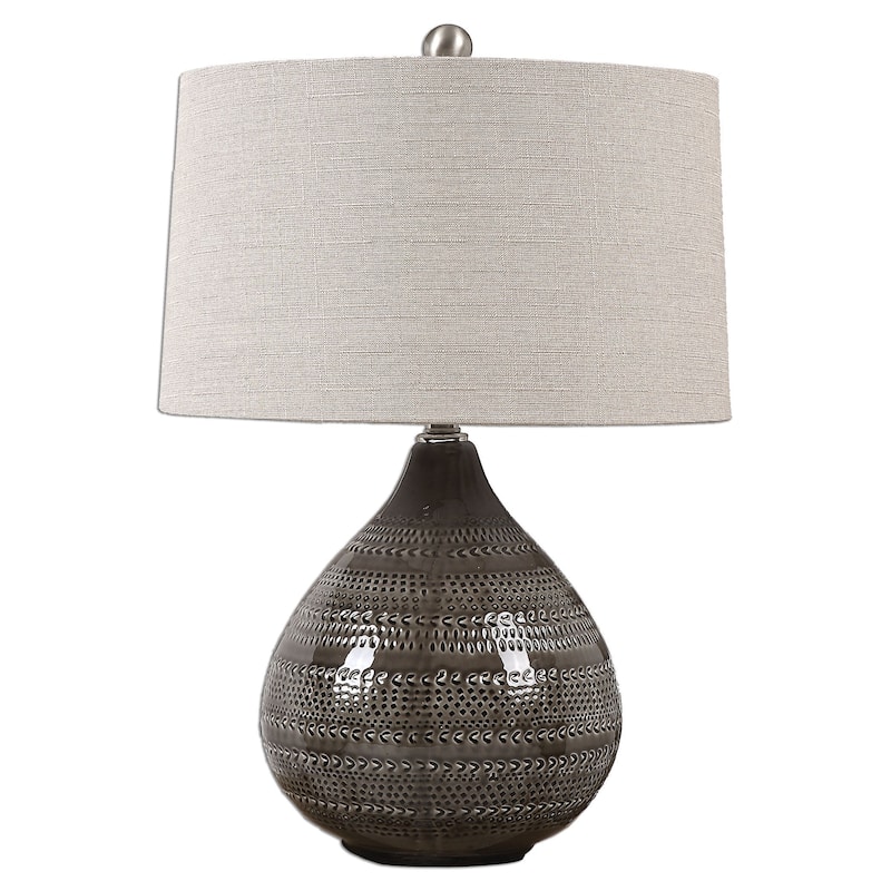 Batova Smoke Gray Lamp