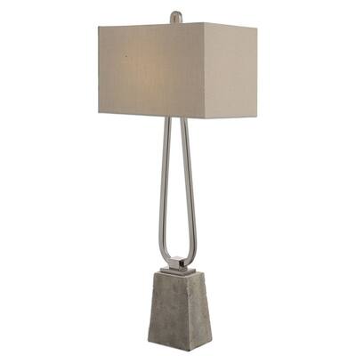 Carugo Polished Nickel Lamp