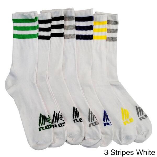 Shop Rbx Men S High Performance Athletic Running Crew Socks Pack Of 7 Overstock 11036402 - rbx packs.com