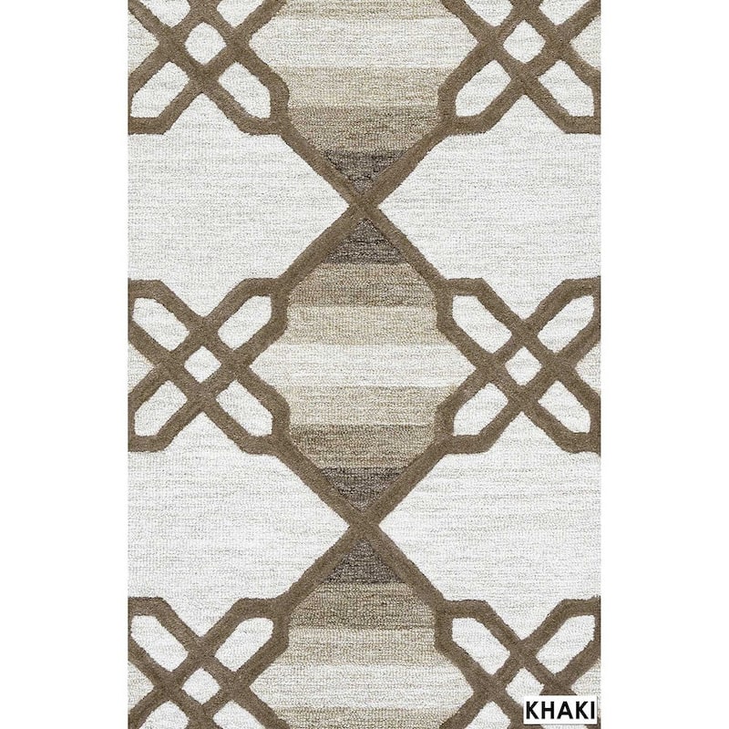 Alora Decor Berlin Trellis Hand-tufted Wool Rug