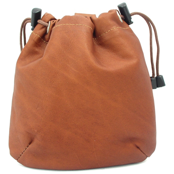 Piel Leather Drawstring Golf Pouch