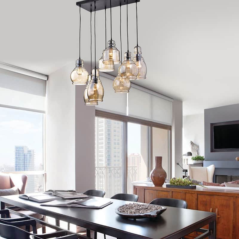Strick & Bolton Yinka Antique Glass Pendant Lights