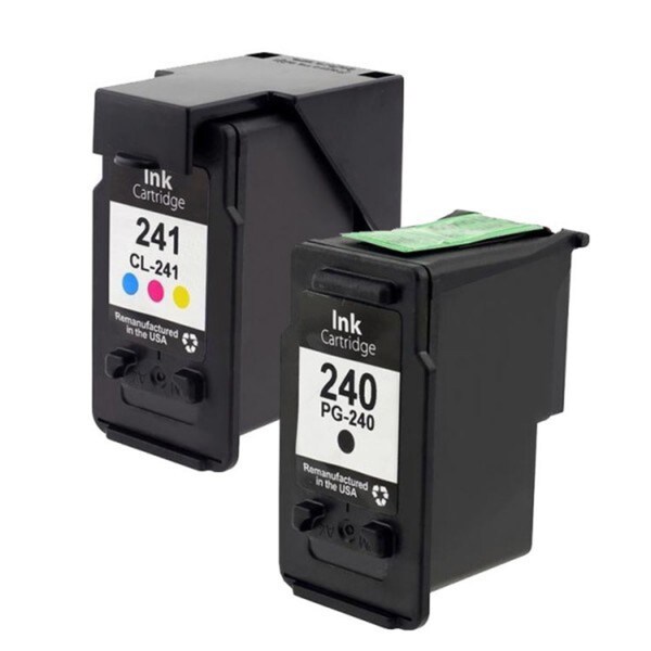 TCI Re-manufactured Replacement Ink Cartridges for Canon PG-240XXL Black/ CL-241XL Color (Pack of 2)