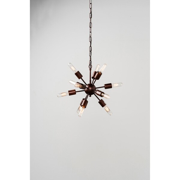 Shop Kosas Home Aislinn Starburst 15inch Chandelier Free Shipping