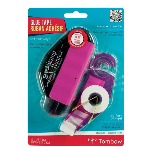Tombow Clear Stamp Runner Dot Adhesive Applicator with Refill Value