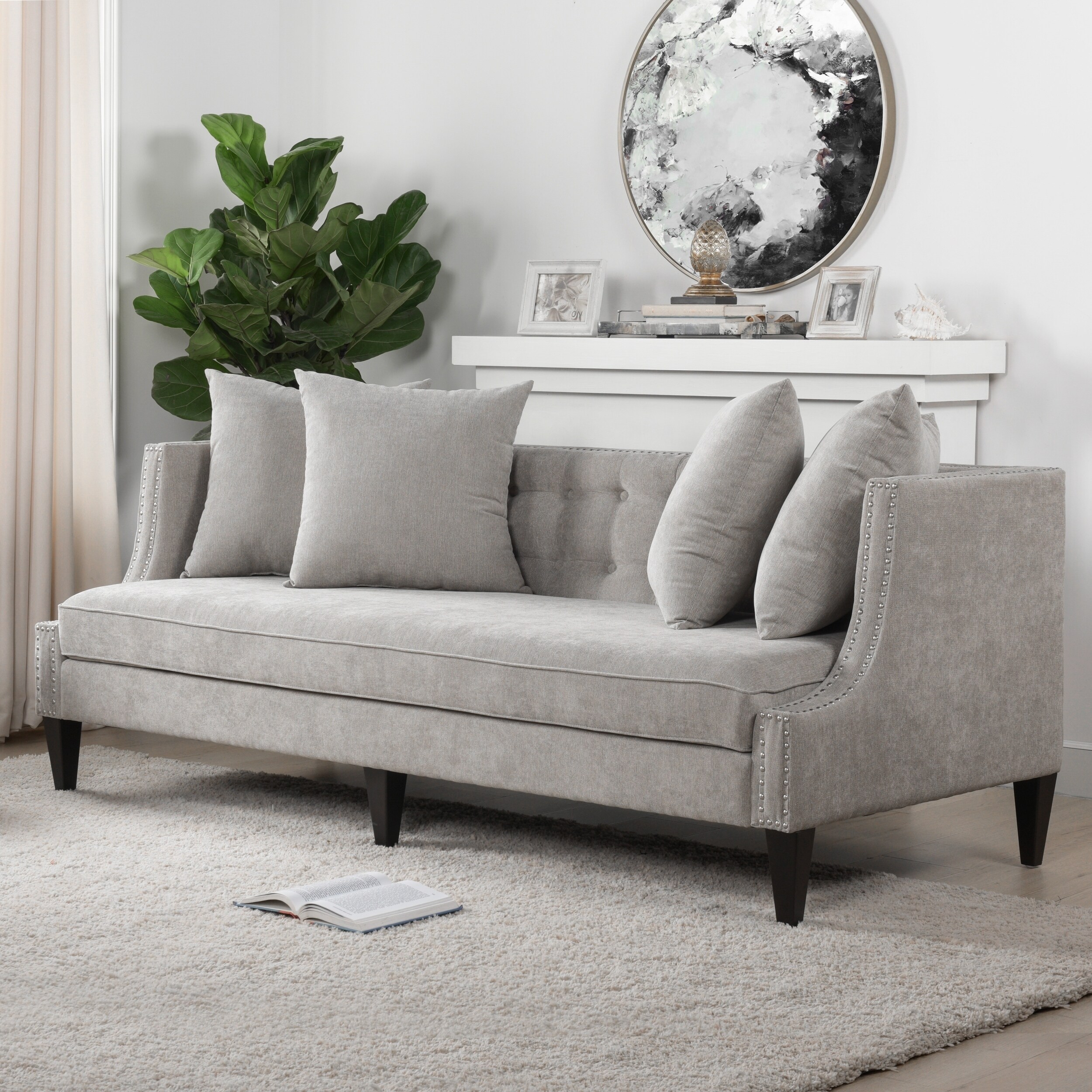 Jennifer Taylor Caroline Recessed Tuxedo Sofa Caroline Recessed Tuxedo Sofa