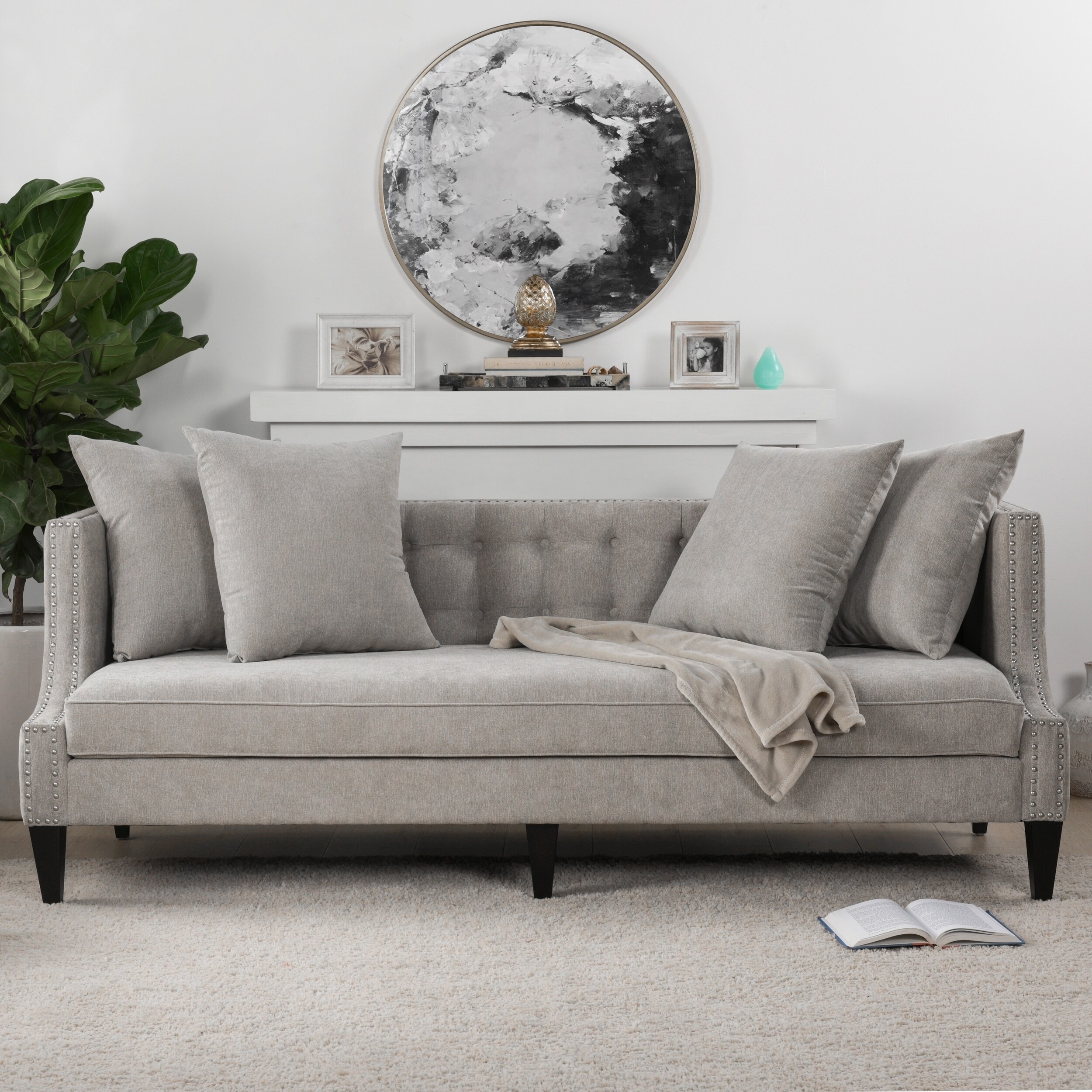 Jennifer Taylor Caroline Recessed Tuxedo Sofa Caroline Recessed Tuxedo Sofa