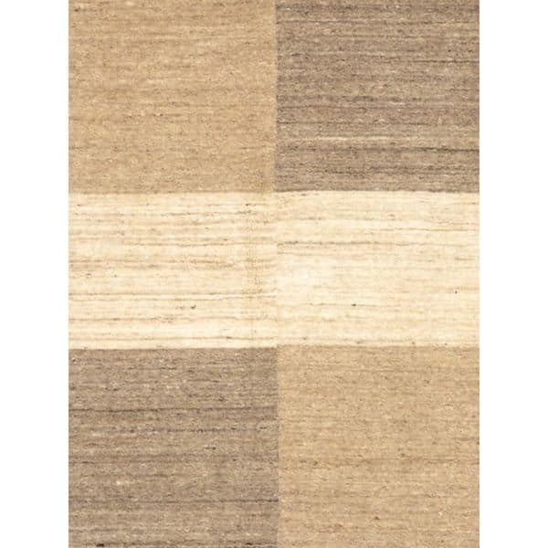 Hand Knotted Gabbeh Riz Ivory Wool Rug On Sale Overstock 11037920