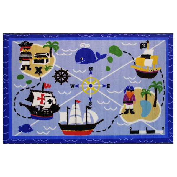 Buried Treasures Area Rug