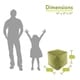 preview thumbnail 26 of 31, Majestic Home Goods Villa Collection Indoor Ottoman Pouf Cube