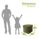 preview thumbnail 7 of 31, Majestic Home Goods Villa Collection Indoor Ottoman Pouf Cube