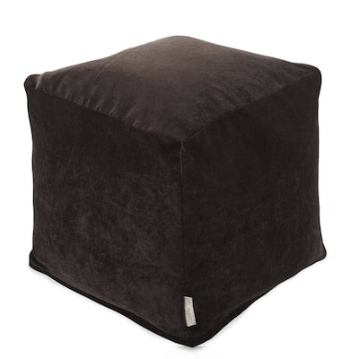 Majestic Home Goods Villa Collection Indoor Ottoman Pouf Cube