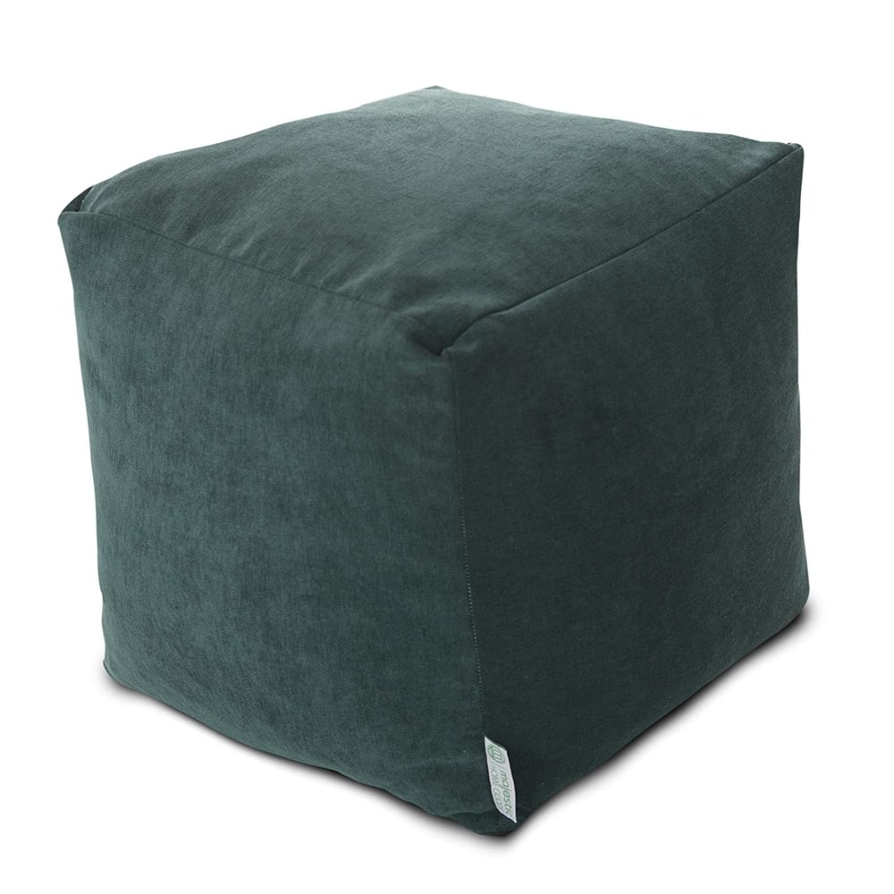 Majestic Home Goods Villa Collection Indoor Ottoman Pouf Cube