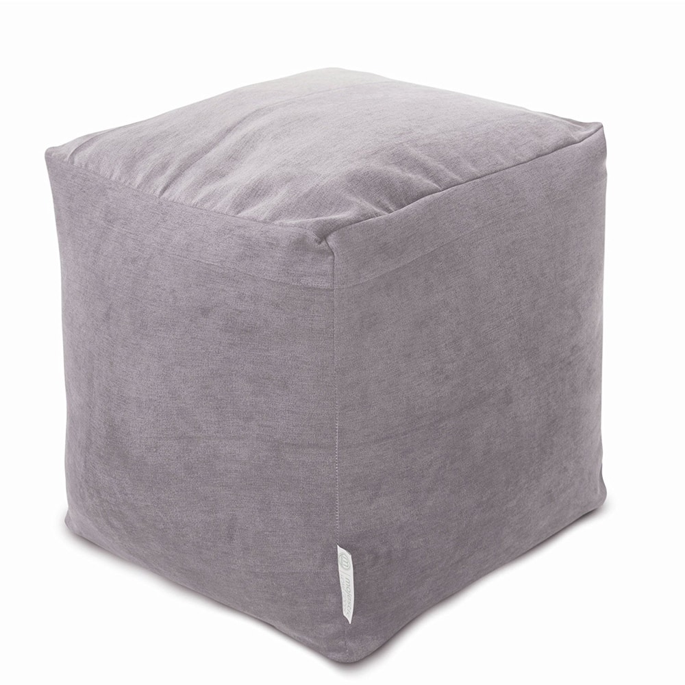 Majestic Home Goods Villa Collection Indoor Ottoman Pouf Cube