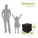 preview thumbnail 17 of 31, Majestic Home Goods Villa Collection Indoor Ottoman Pouf Cube