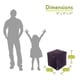 preview thumbnail 32 of 31, Majestic Home Goods Villa Collection Indoor Ottoman Pouf Cube