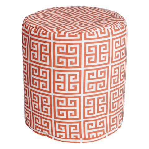 Majestic Home Goods Towers Indoor / Outdoor Ottoman Pouf 16" L x 16" W x 17" H