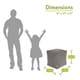 preview thumbnail 9 of 10, Majestic Home Goods Wales Indoor Ottoman Pouf Cube