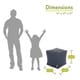 preview thumbnail 11 of 10, Majestic Home Goods Wales Indoor Ottoman Pouf Cube