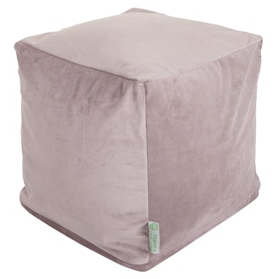 Majestic Home Goods Velvet Indoor / Outdoor Ottoman Pouf Cube