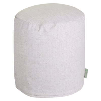 Majestic Home Goods Wales Collection Indoor Ottoman Pouf 16" L x 16" W x 17" H