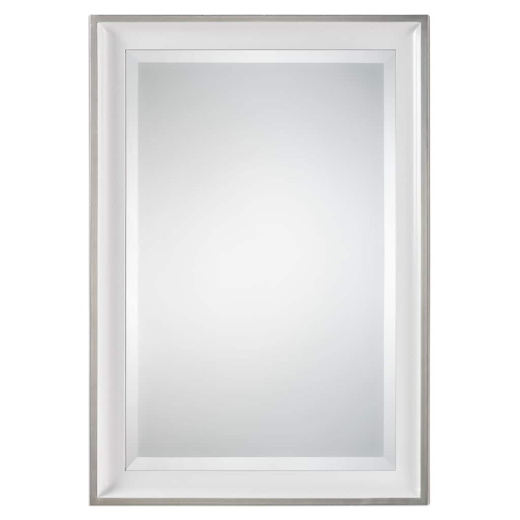 Lahvahn White Silver Mirror