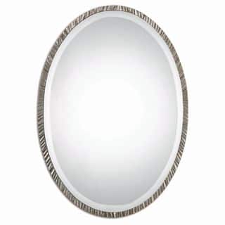 Annadel Oval Wall Mirror - Nickel - 20x28x1