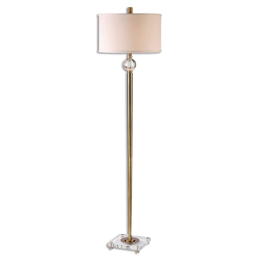 Mesita Brass Floor Lamp - Gold