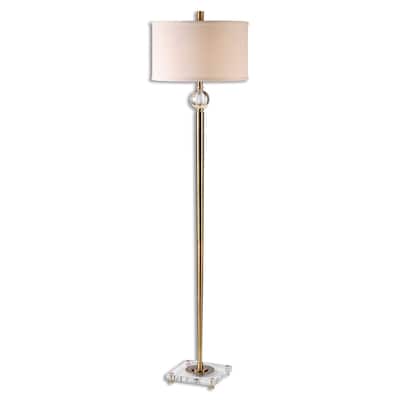Mesita Brass Floor Lamp - Gold