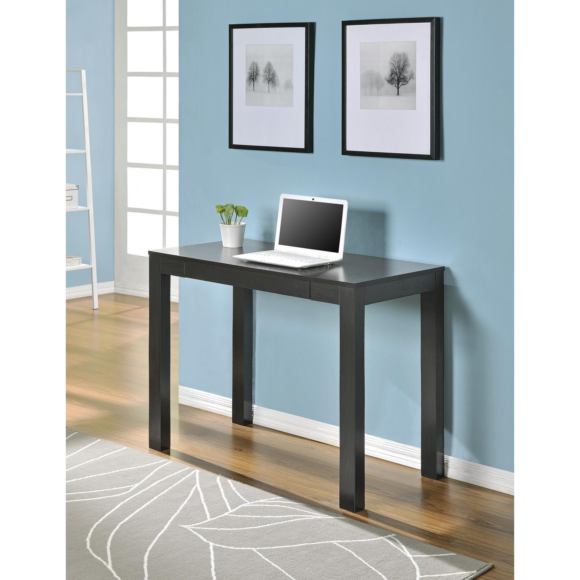 Shop Ameriwood Home Parsons Desk With Drawer Overstock 11038824