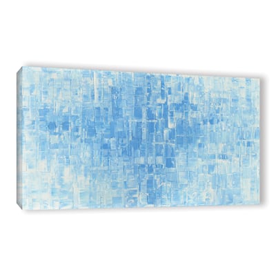 ArtWall Susanna Shaposhnikova's Blue White, Gallery Wrapped Canvas