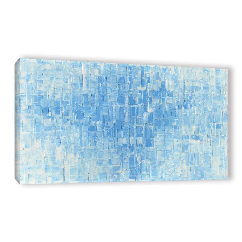 ArtWall Susanna Shaposhnikova's Blue White, Gallery Wrapped Canvas