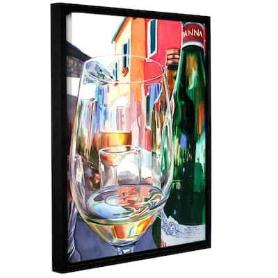 ArtWall Kelly Eddington's Burano Glass, Gallery Wrapped Floater-framed Canvas - Multi