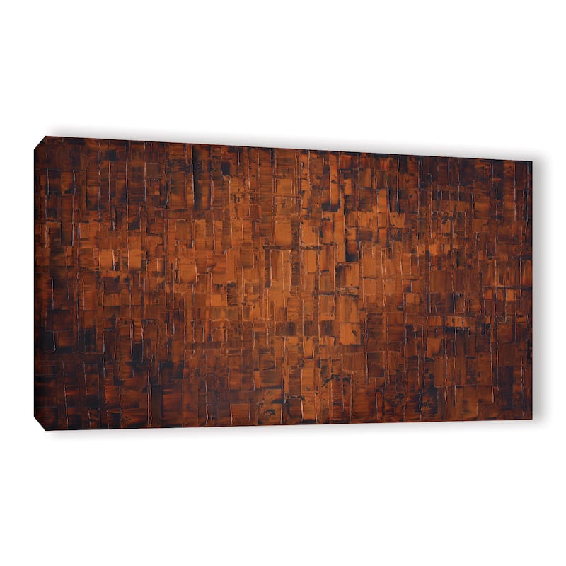 ArtWall Susanna Shaposhnikova's Burnt Orange, Gallery Wrapped Canvas - Multi - 12 x 24