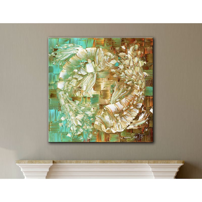 ArtWall Susanna Shaposhnikova's Koi, Gallery Wrapped Canvas