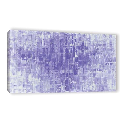 ArtWall Susanna Shaposhnikova's Purple White, Gallery Wrapped Canvas - Multi