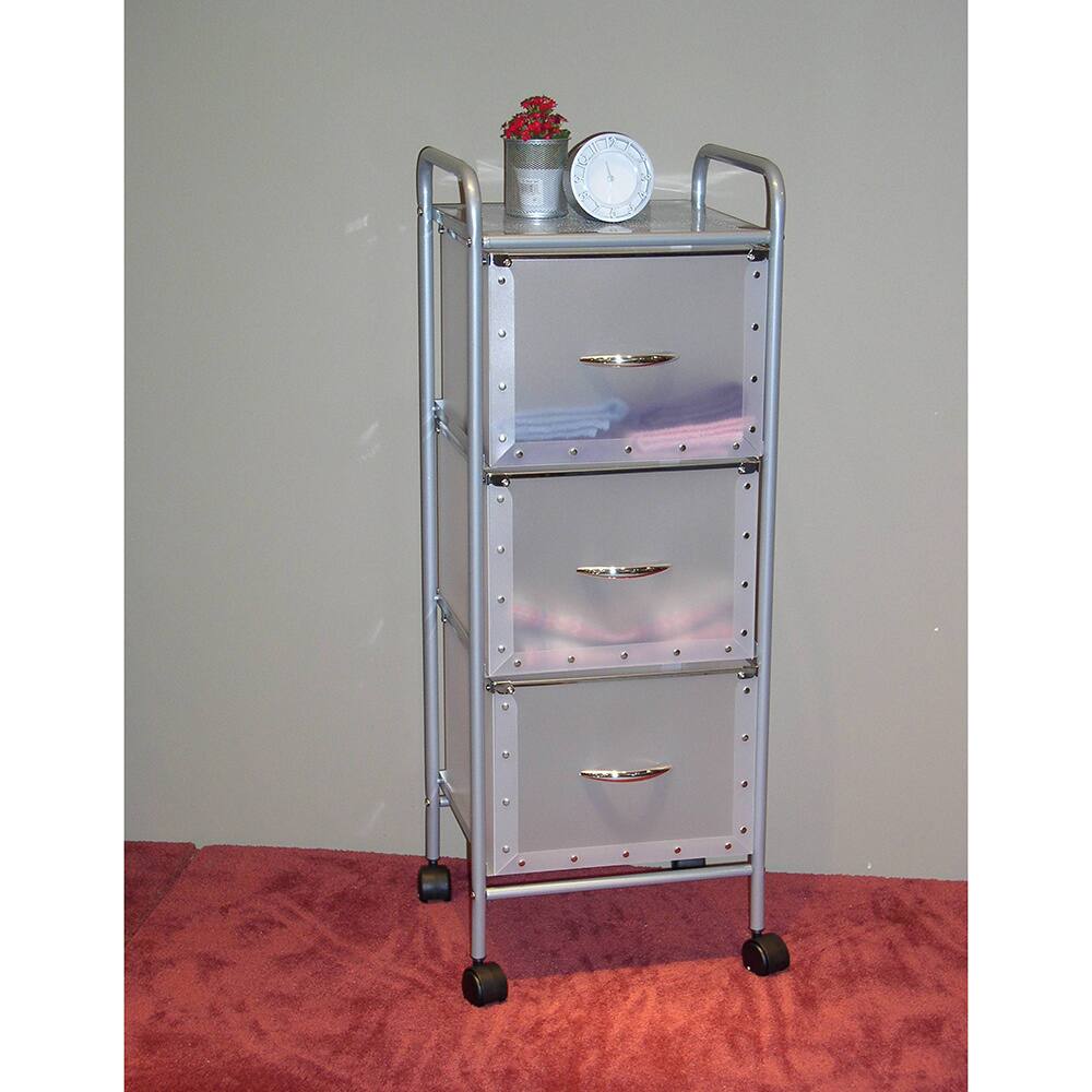 3 Drawer Rolling Chest