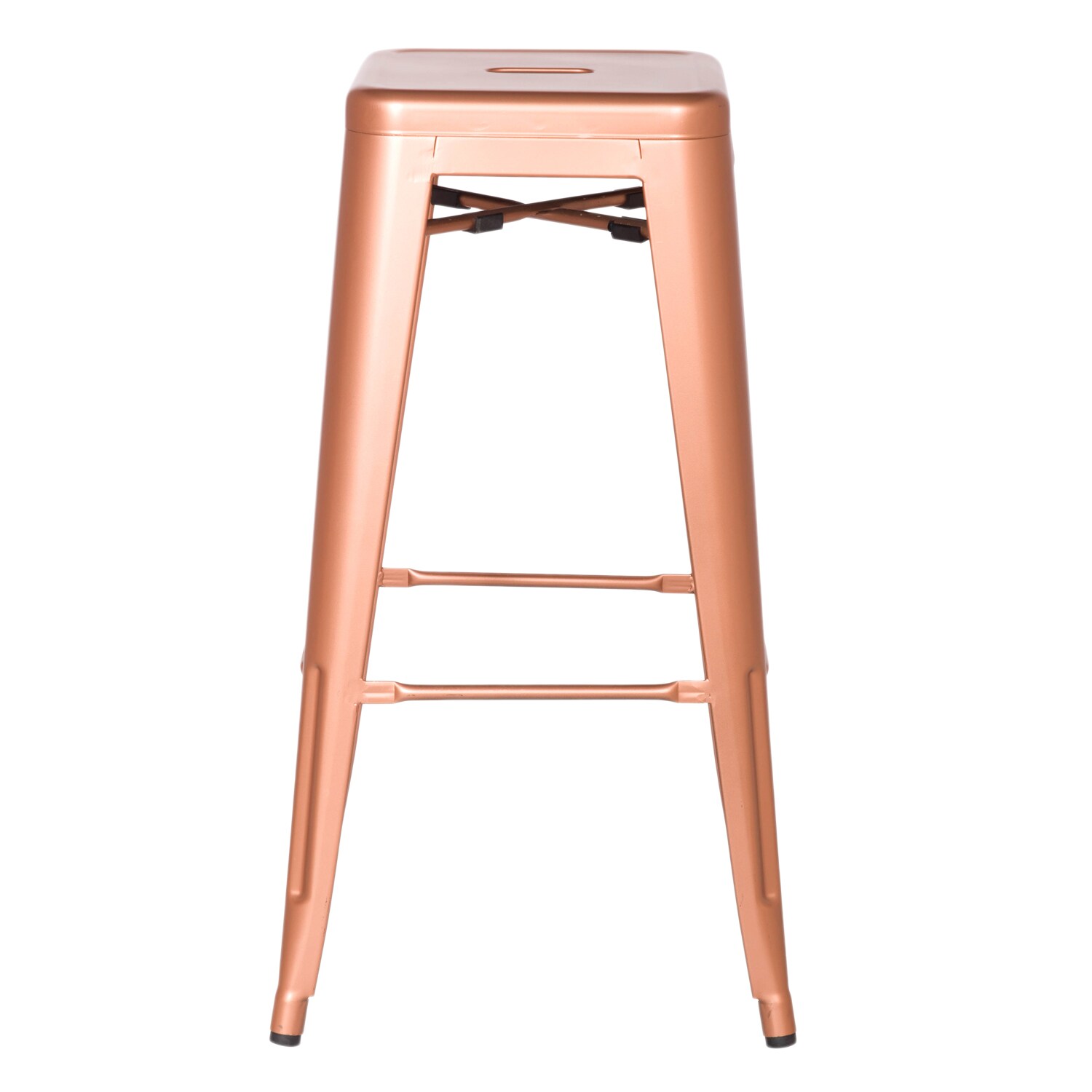 Adeco 30 Inch Metal Bar Stools Set Of 2 Overstock 11040649