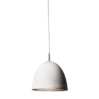ELK Home Castle 7.8 " Wide 1-Light Mini Pendant - Chrome, Polished Concrete