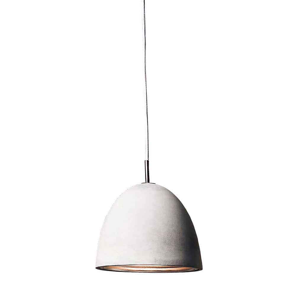 ELK Home Castle 7.8 " Wide 1-Light Mini Pendant - Chrome, Polished Concrete