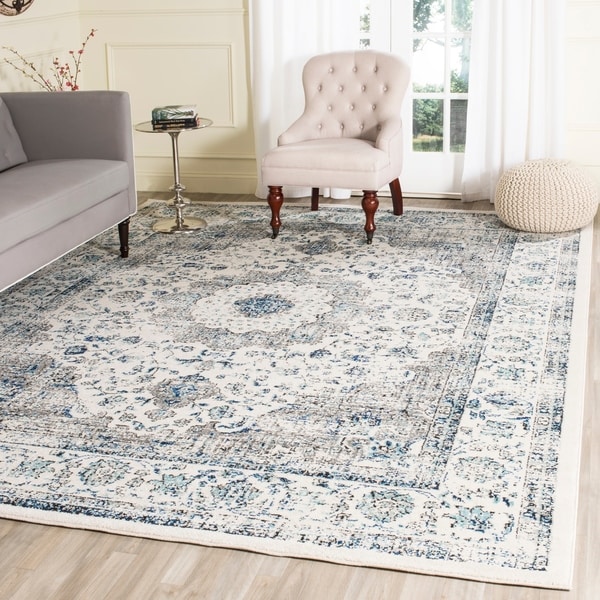Safavieh Evoke Vintage Oriental Grey / Ivory Distressed Rug - 9' x 12'