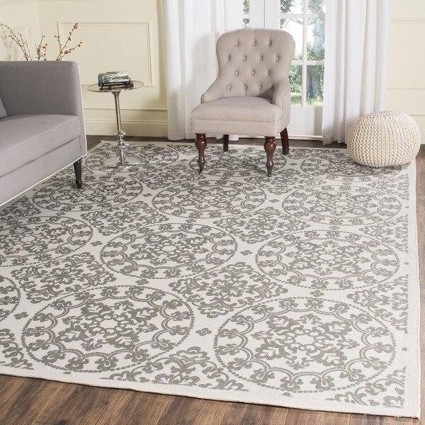 Safavieh Handmade Cedar Brook Natural/ Grey Jute Rug - 8' x 10'